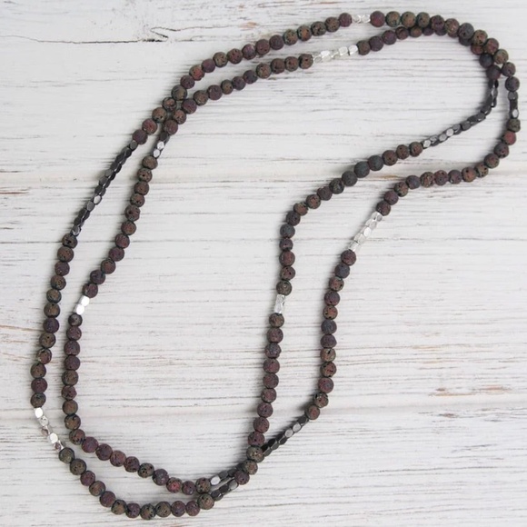 NEW Scout Midnight Rose Lava Wrap Bracelet & Necklace - Picture 3 of 15